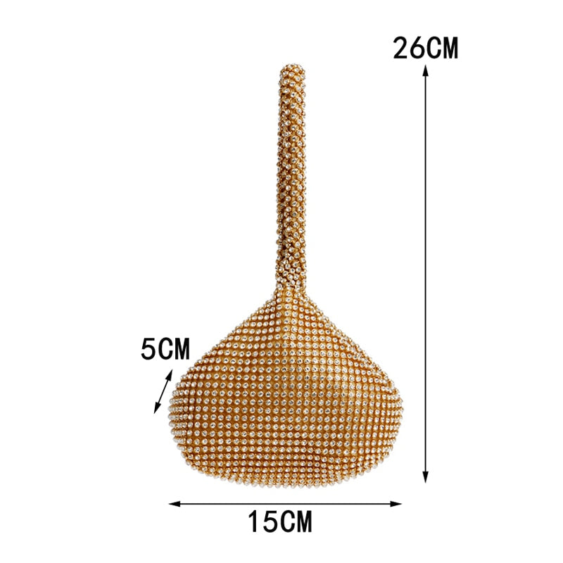 Soft Rhinestones Diamond Covered Bags