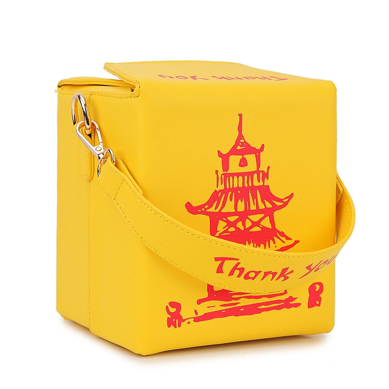 "Take me out" Chinese Takeout Box Purse - 20 colors