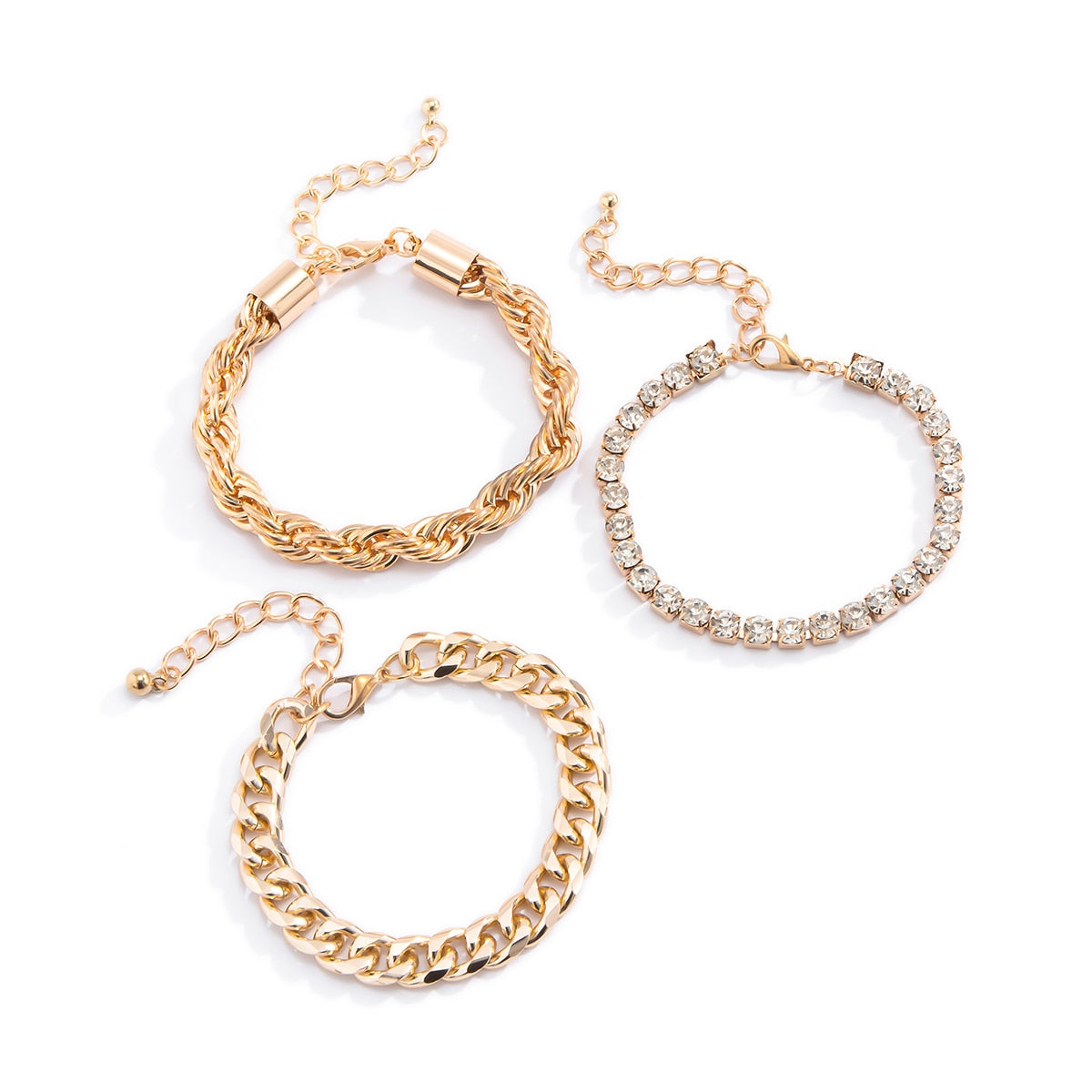 Cuban Chain Bracelet Set - 9 options