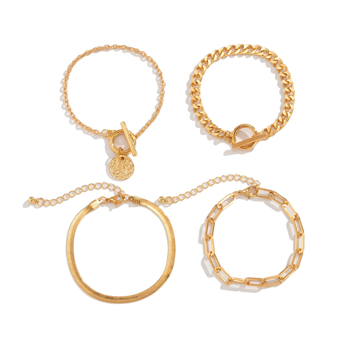 Cuban Chain Bracelet Set - 9 options