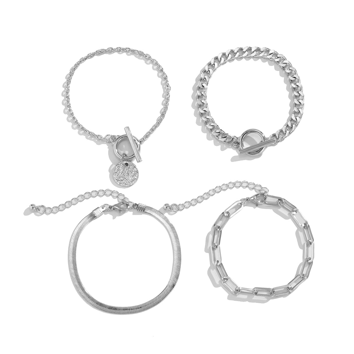 Cuban Chain Bracelet Set - 9 options