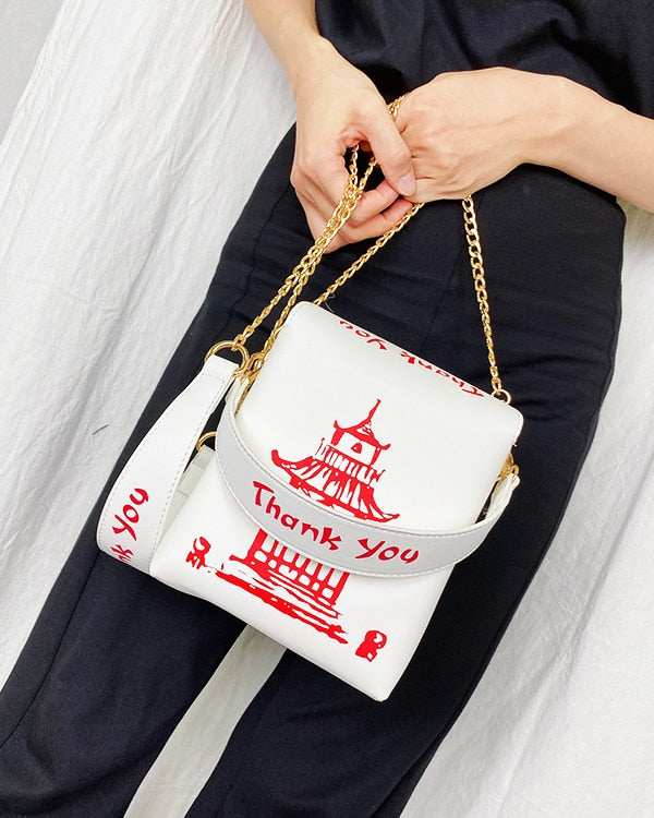 "Take me out" Chinese Takeout Box Purse - 20 colors