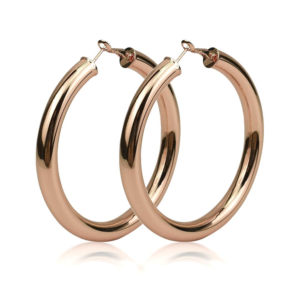 Thick Hoop Earrings