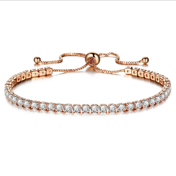 Iced Out Tennis Bracelets - Cubic Zirconia - 10 Colors