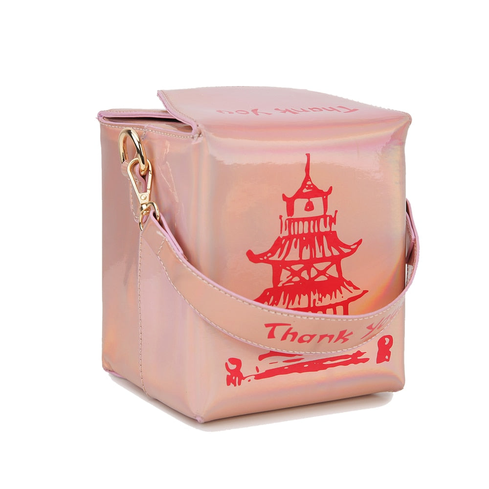 "Take me out" Chinese Takeout Box Purse - 20 colors