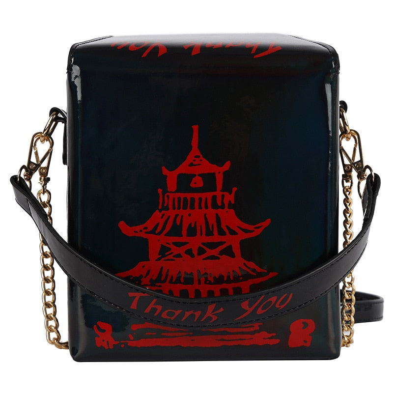 "Take me out" Chinese Takeout Box Purse - 20 colors