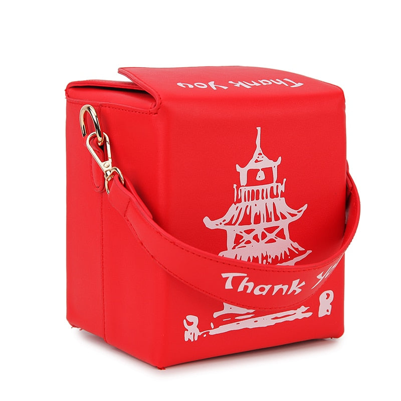 "Take me out" Chinese Takeout Box Purse - 20 colors