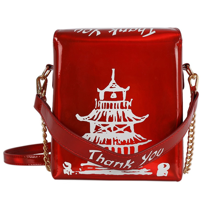 "Take me out" Chinese Takeout Box Purse - 20 colors