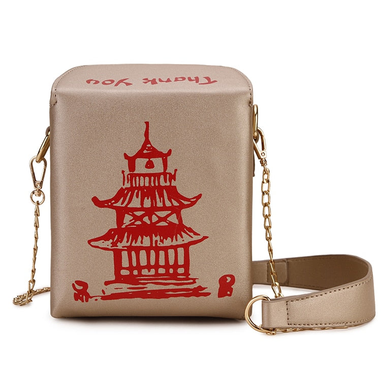 "Take me out" Chinese Takeout Box Purse - 20 colors