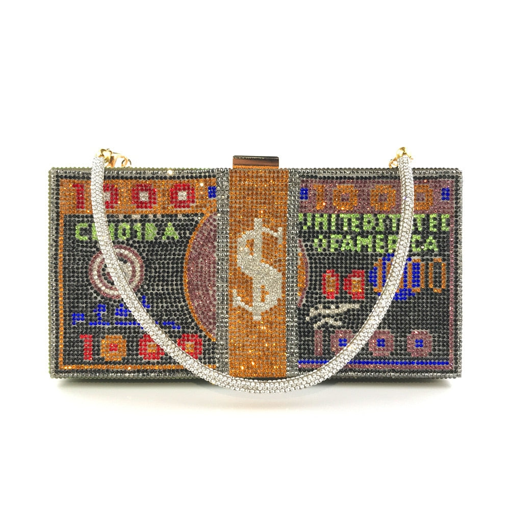 Crystal Money Bag - 8 colors