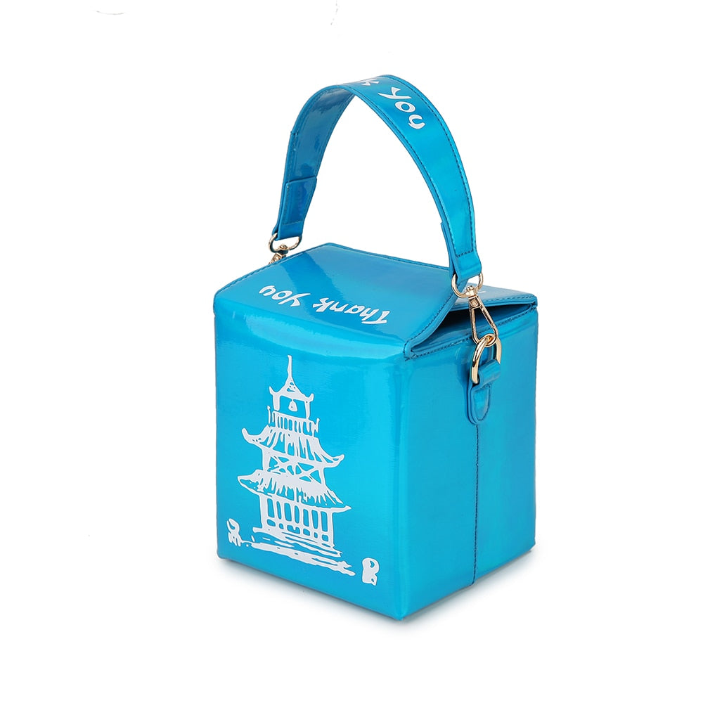 "Take me out" Chinese Takeout Box Purse - 20 colors