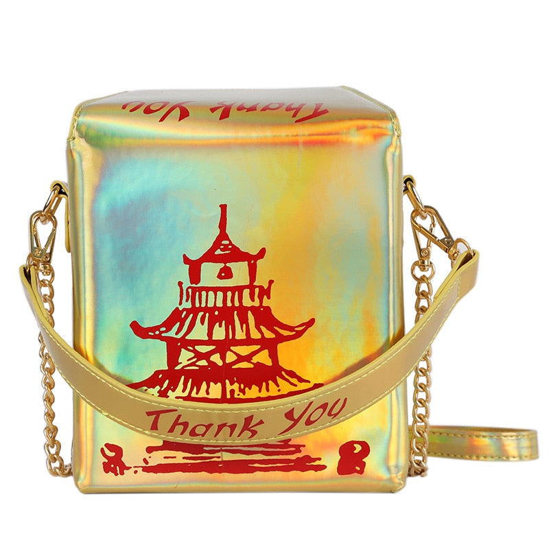 "Take me out" Chinese Takeout Box Purse - 20 colors