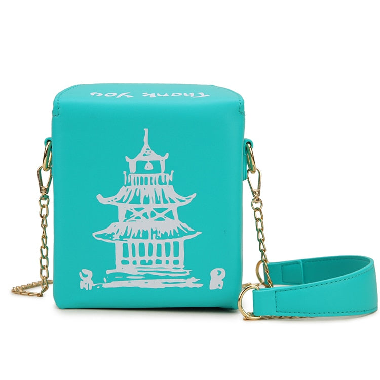 "Take me out" Chinese Takeout Box Purse - 20 colors