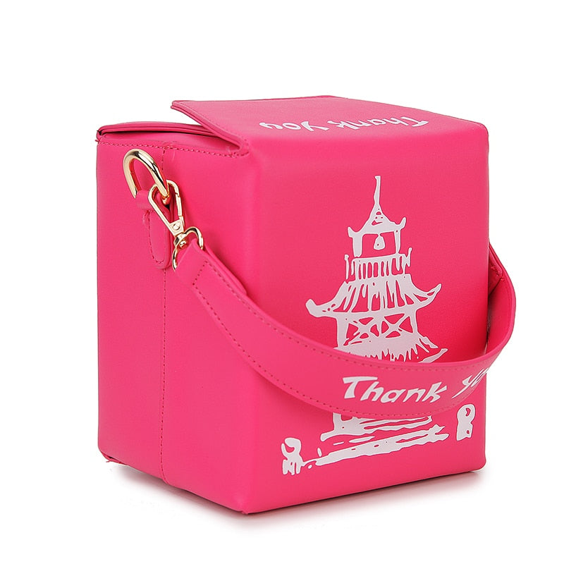 "Take me out" Chinese Takeout Box Purse - 20 colors