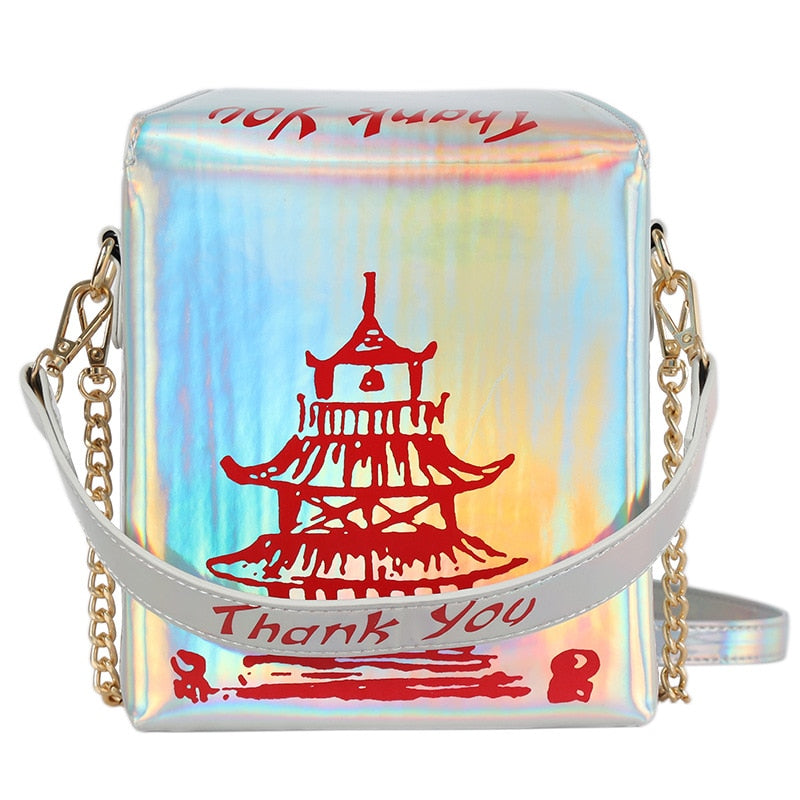 "Take me out" Chinese Takeout Box Purse - 20 colors