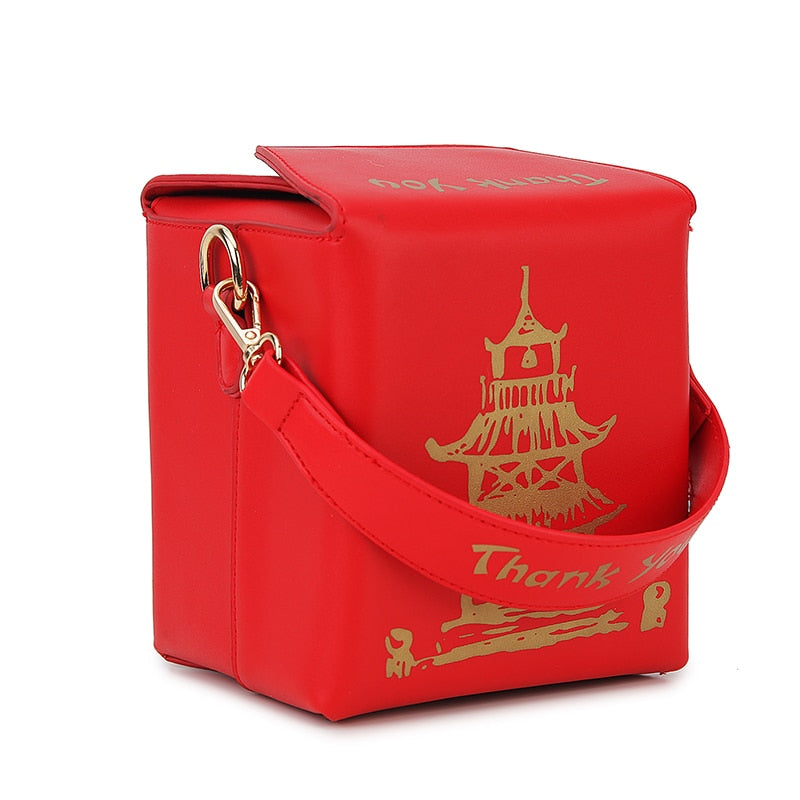 "Take me out" Chinese Takeout Box Purse - 20 colors