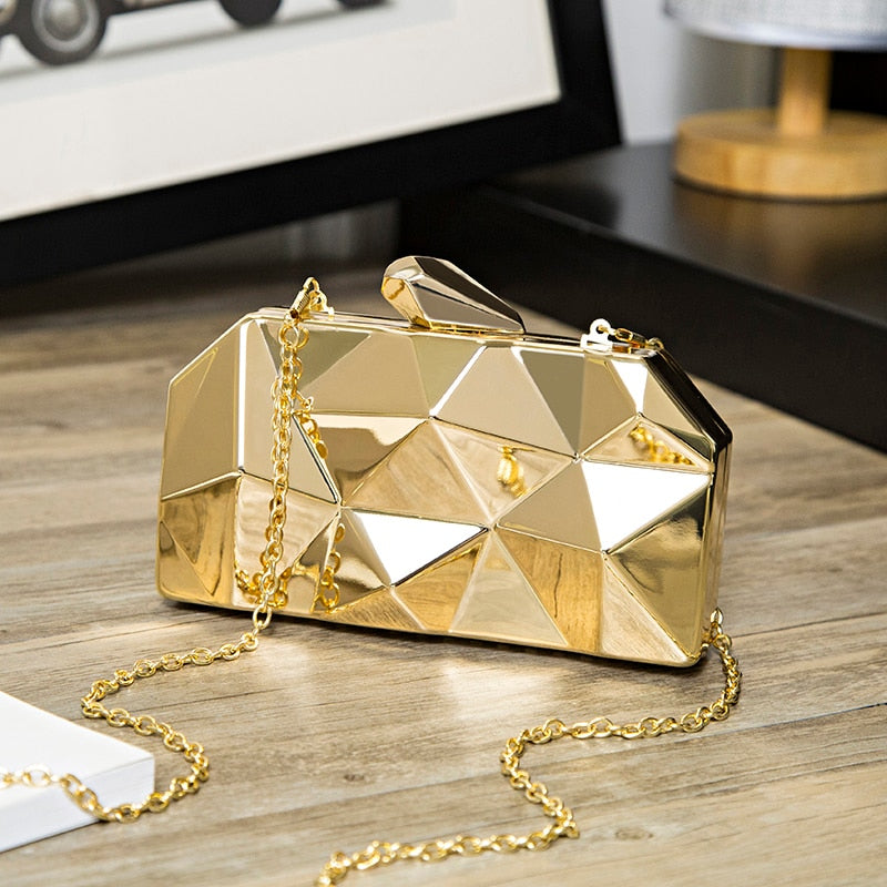 Geometric Clutch - 3 colors