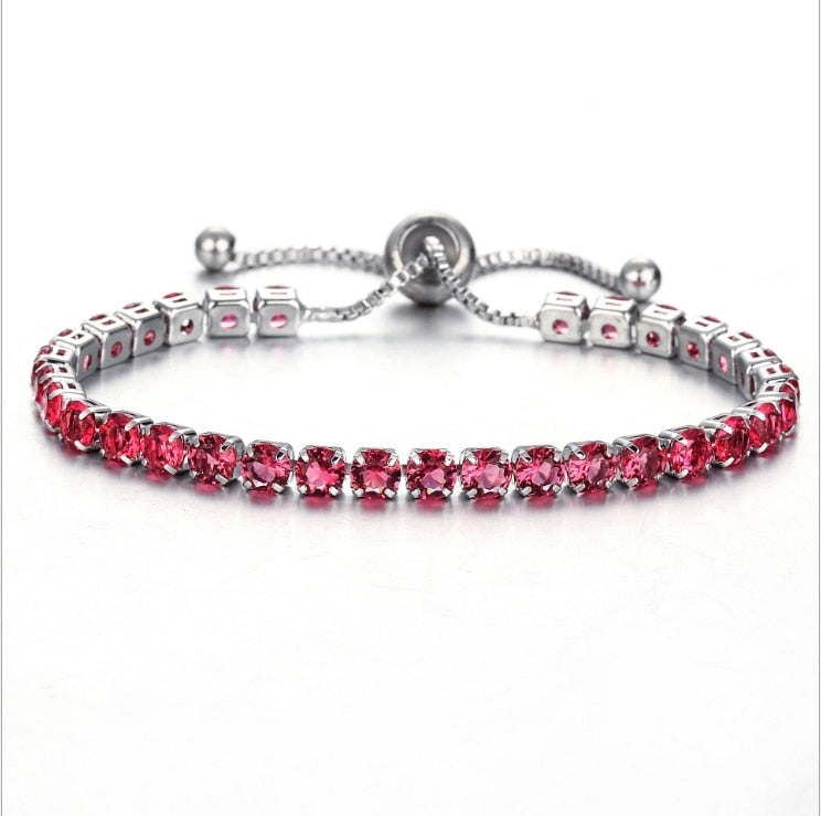 Iced Out Tennis Bracelets - Cubic Zirconia - 10 Colors