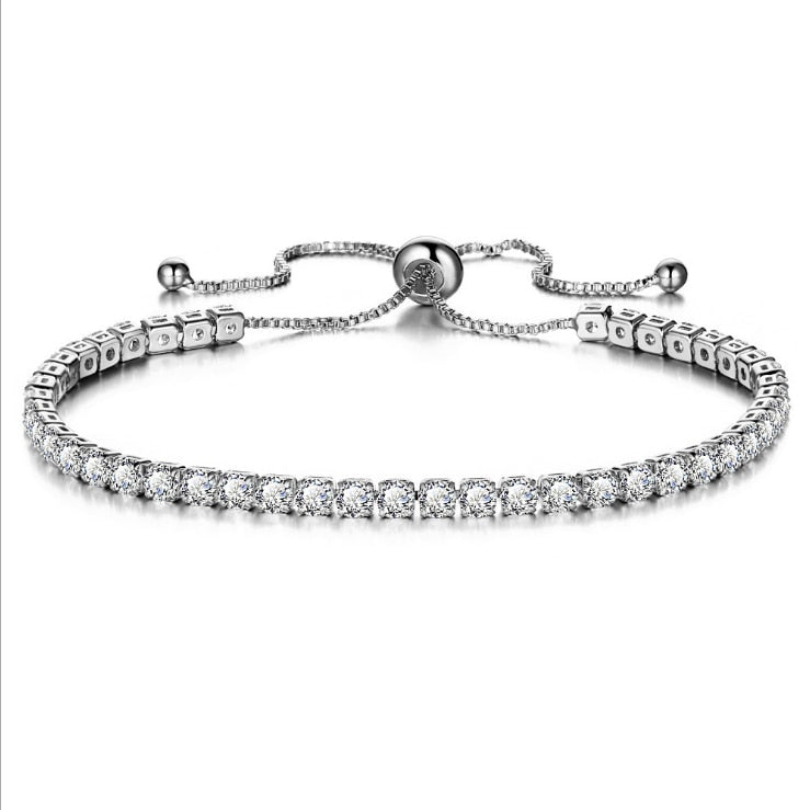 Iced Out Tennis Bracelets - Cubic Zirconia - 10 Colors