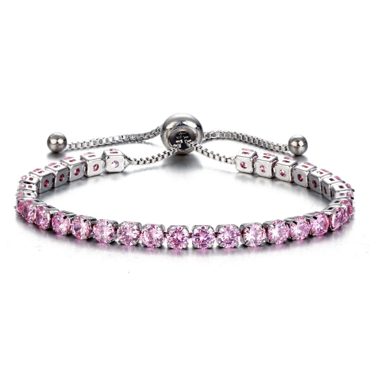 Iced Out Tennis Bracelets - Cubic Zirconia - 10 Colors