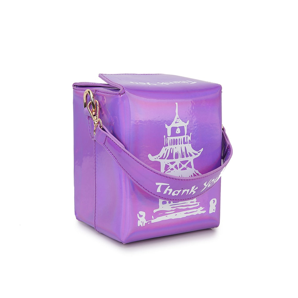 "Take me out" Chinese Takeout Box Purse - 20 colors