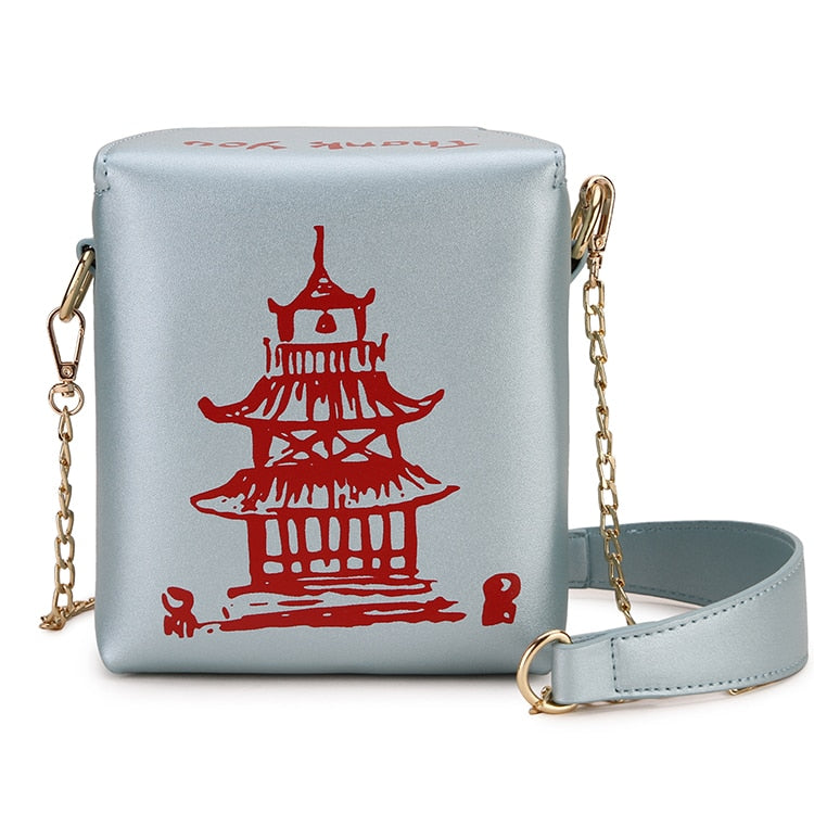 "Take me out" Chinese Takeout Box Purse - 20 colors