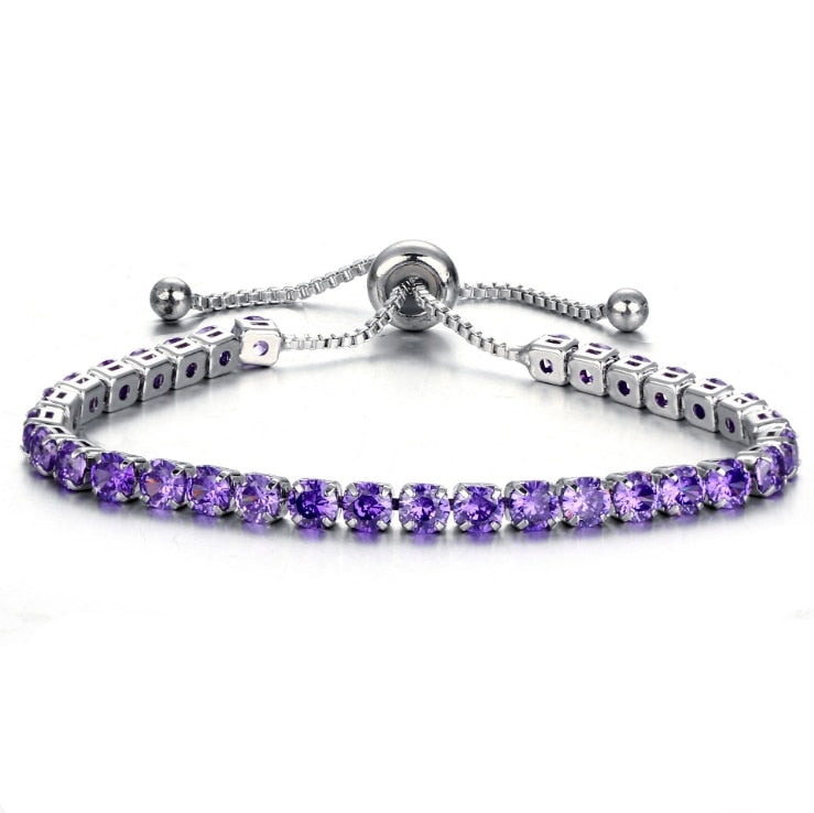 Iced Out Tennis Bracelets - Cubic Zirconia - 10 Colors