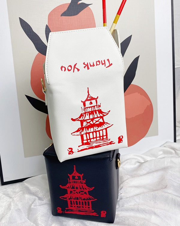 "Take me out" Chinese Takeout Box Purse - 20 colors