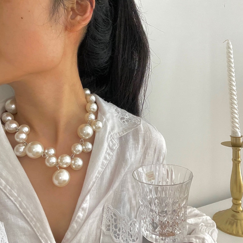 Pearl Pebble necklace