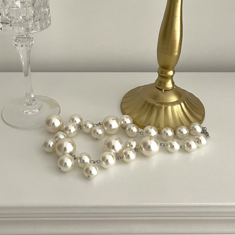 Pearl Pebble necklace